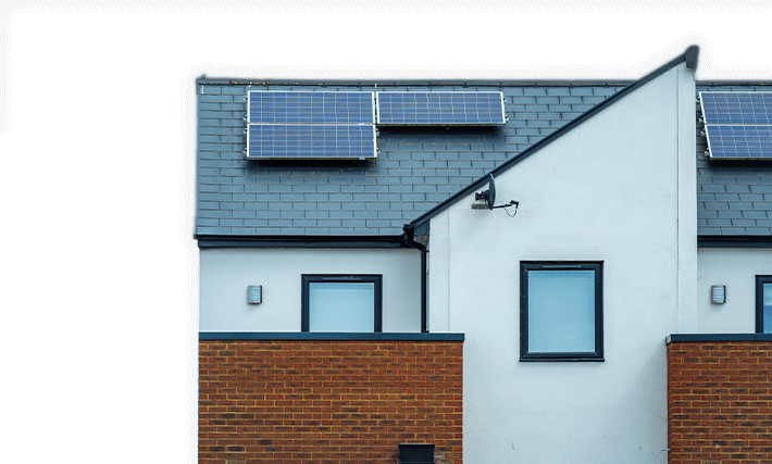 House with a brick wall