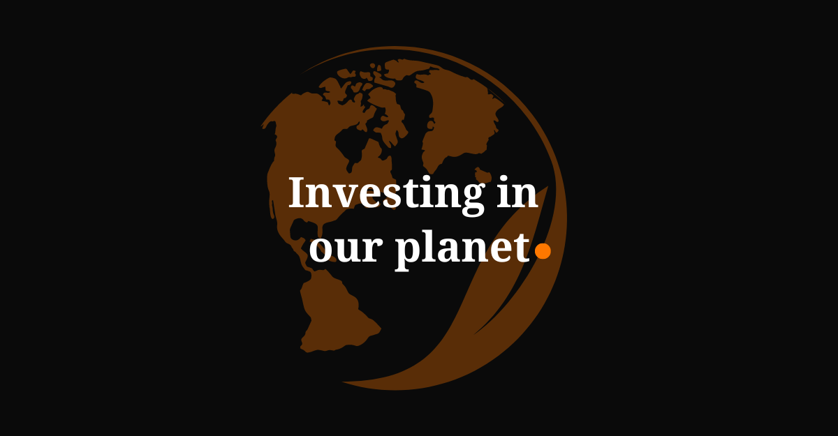 Investing in our planet