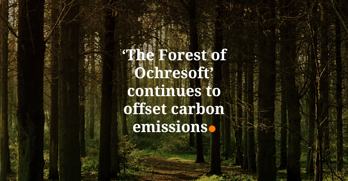 ‘The Forest of Ochresoft’ continues to offset carbon emissions